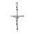 Krzyżyk z Jezusem na łańcuszku pancerka 50 cm- męski