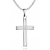 Krzyżyk srebrny z łańcuszkiem 60 cm