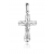 Krzyżyk ażurowy z Jezusem na łańcuszku pancerka 50 cm- damski